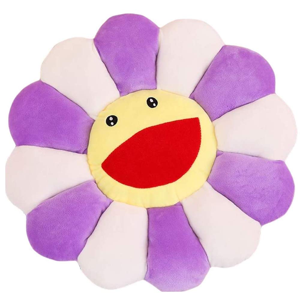 TEFU Flower Plush Pillow, Sunflower Soft Comfortable,Colorful,16.5in/42cm