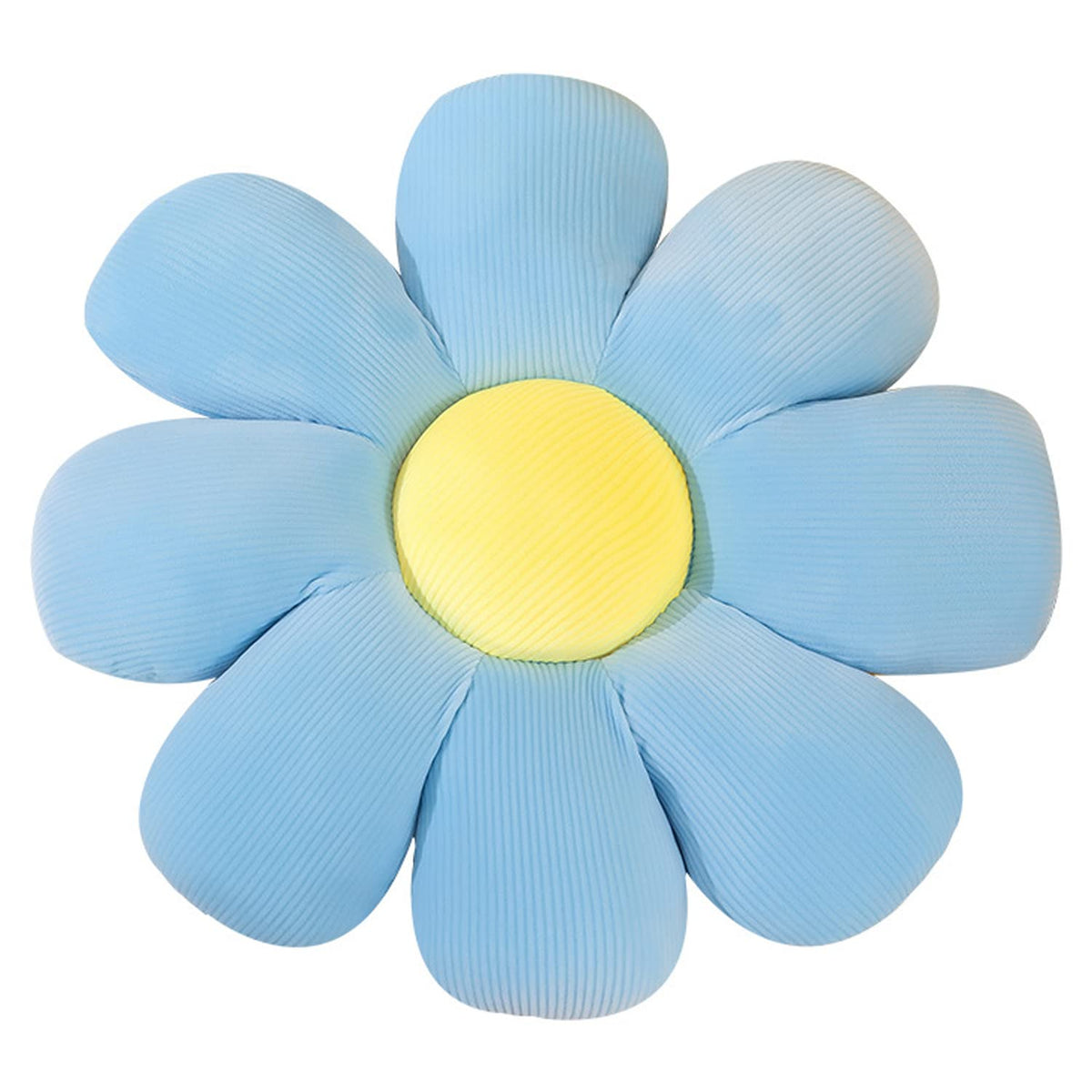Flower Pillow, Flower Shaped Throw Pillow Floor Pillow Soft Seating Cushion Room Decor Plush Pillow for Bedroom, Sofa, Bed, Reading (15 inch, Green)
