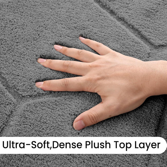 Sour Lemon 8x10 Area Rugs for Living Room Bedroom, Large Carpet Grey Rug