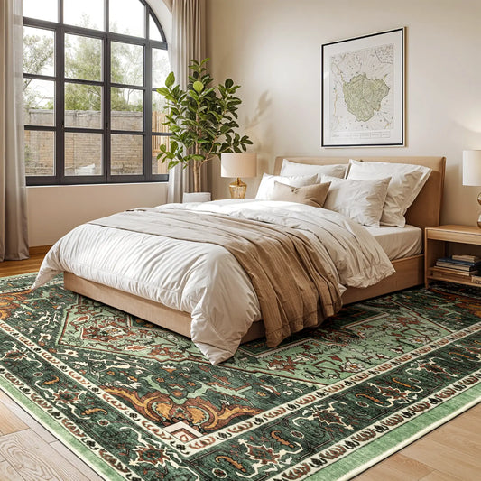 Shilucheng Neutral Vintage Sisal Indoor Area Rug - Absorbent, Soft, Non-Shedding, Durable, Machine Washable, Decorative for Bedroom, Room Decor & House Decor