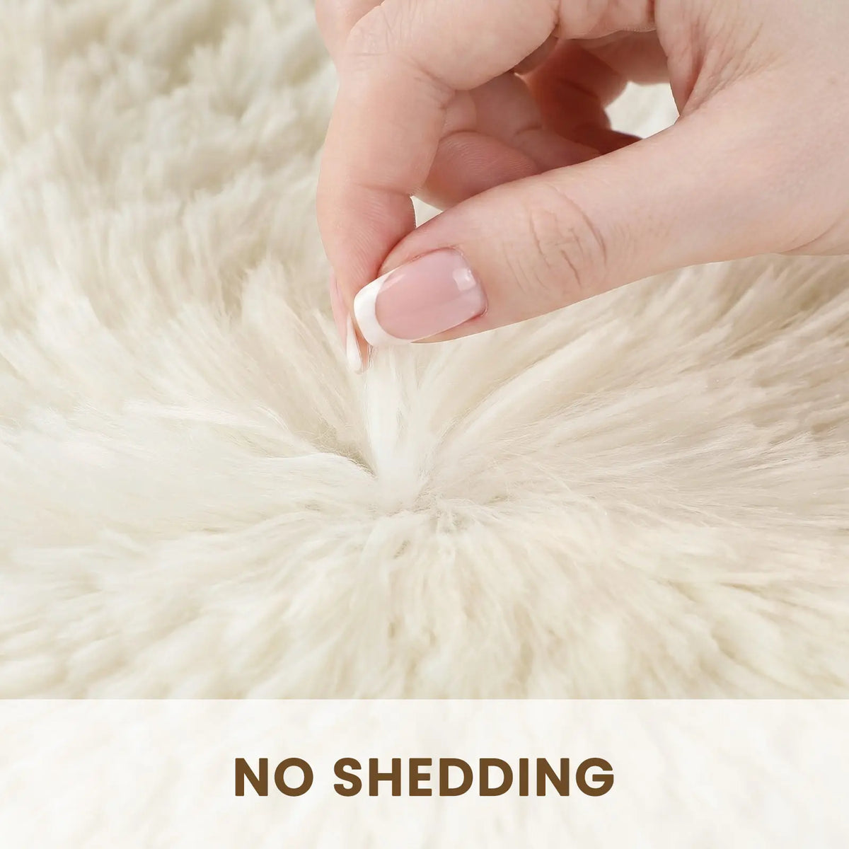 FAMVAL Large Decorative Super Soft Wrinkle Resistant Rug for Bedroom, Long Plush Non-Slip Area Rug, Modern Cozy Room Decor for Dorm Apartment Kids Room