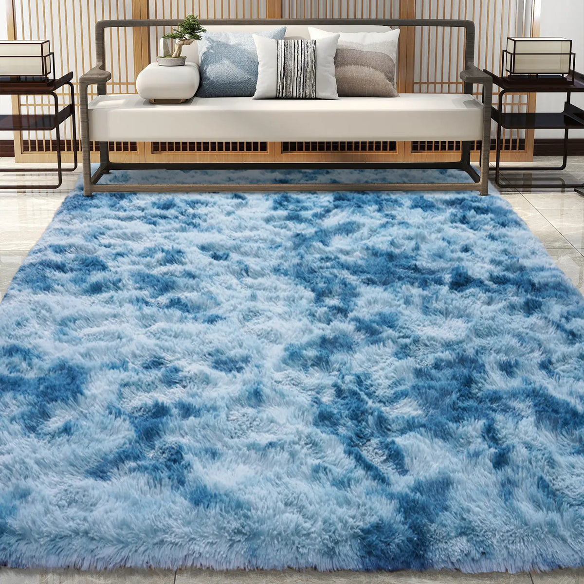 SohoChic Ultra-Soft Shaggy Rug - Furry Soft, Fuzzy Decorative Rug with Upgrade Non-Slip Backing, for Bedroom Kids Room, Room Decor, House Decor