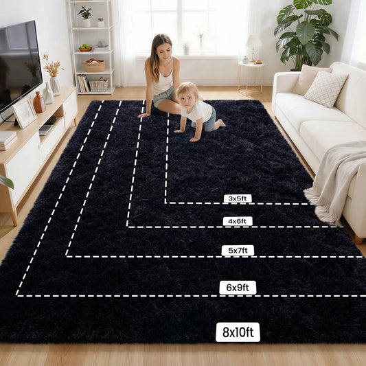 SohoChic Ultra-Soft Shaggy Rug - Furry Soft, Fuzzy Decorative Rug with Upgrade Non-Slip Backing, for Bedroom Kids Room, Room Decor, House Decor