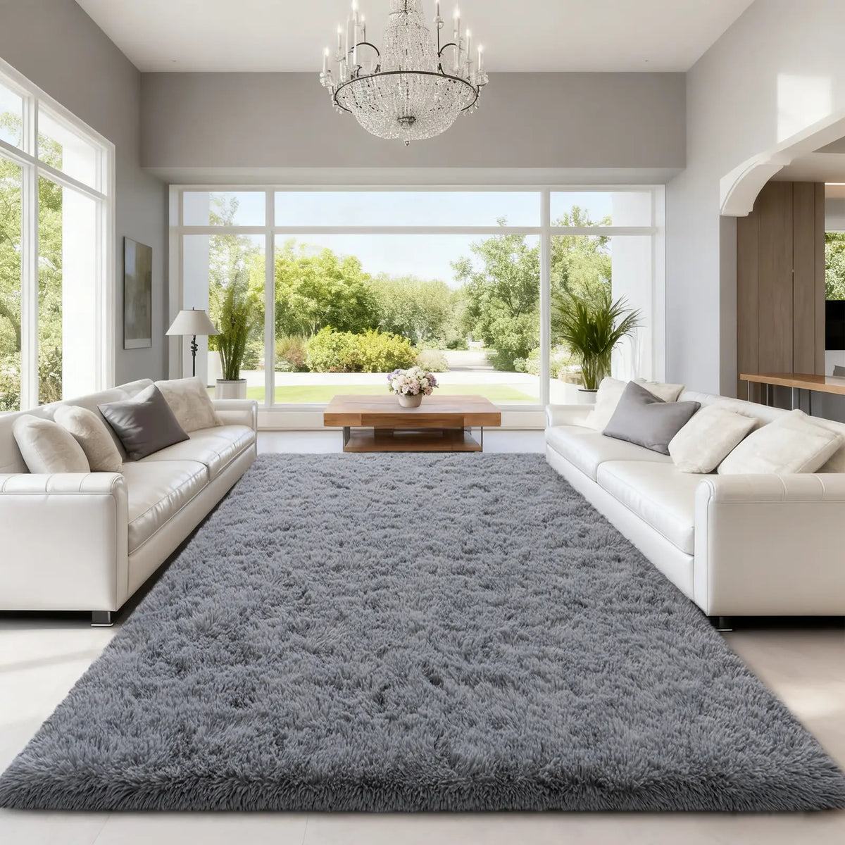 EIKIONE Value Area Rug - Non-toxic, Soft, Wear-resistant, Non-slip, Waterproof, Stain & Wrinkle-free Classic Simple Style for Room Decor, Bedroom Inspo, Aesthetic Room Decor, Rugs for Bedroom with Embroidery, US Fast Shipping, Affordable, 30-day Guarantee