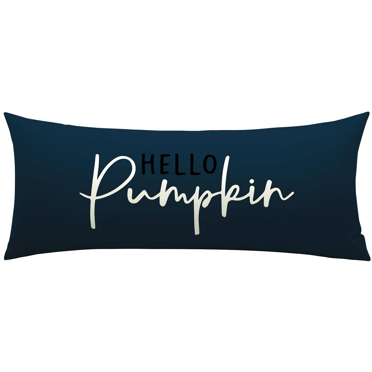 Artscope Hello Pumpkin Beige Lumbar Throw Pillow Cover 12x20 Inch Fall Decoration Cushion Cover Thanksgiving Farmhouse Pillow Case for Home Sofa Couch Decor