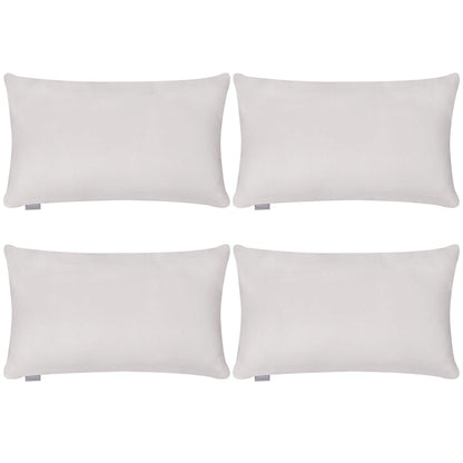 Thmyo 4-Pack 100% Cotton Solid Decorative Throw Pillow Case 18x18 Orange