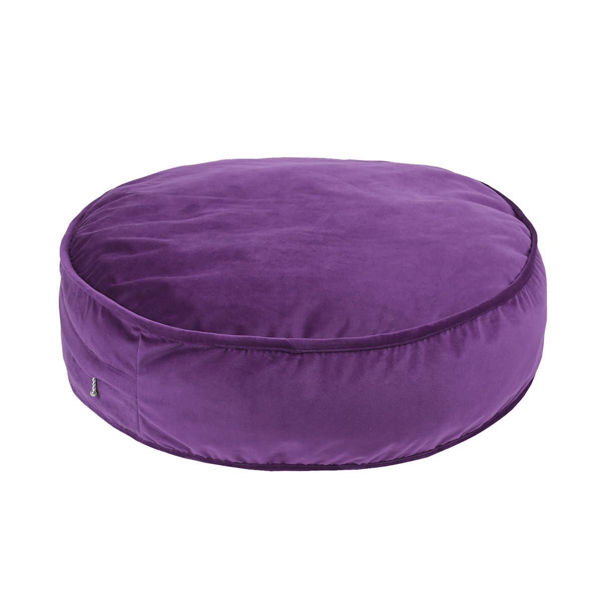 Round Floor Pillow Cover Velvet Throw Seating Pouf Yoga Meditation Cushion Plush Case Reading Room Decor Cover Only (25.6IN, Green)