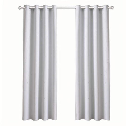 NICETOWN Grey Blackout Striped Pattern Curtains for Living Room, 52 x 84