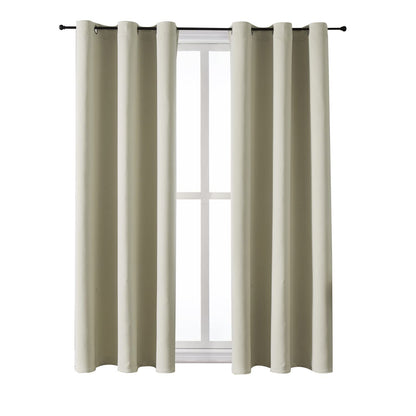 ChrisDowa Blackout Curtains for Bedroom and Living Room 63 Inches Long