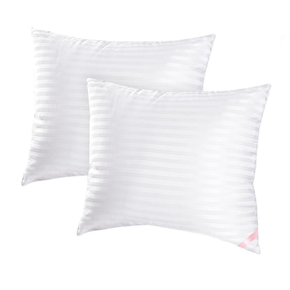 EIUE Throw Pillow Inserts, Machine Washable Pillows,Premium Polyester Fiber Fill for Sofa Bed & Decorative Cushions (White, 18x18inch)