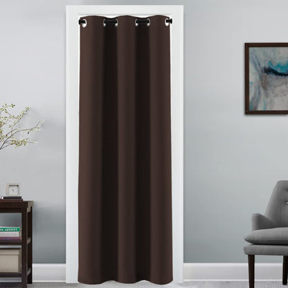H.VERSAILTEX 100% Blackout Curtains for Bedroom Black Out Curtains 96 inch Thermal Insulated Long Blackout Curtains for Living Room, Energy Saving Curtains for Patio Door Grommet (1 Panel, Jet Black)