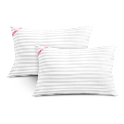 EIUE Throw Pillow Inserts, Machine Washable Pillows,Premium Polyester Fiber Fill for Sofa Bed & Decorative Cushions (White, 18x18inch)