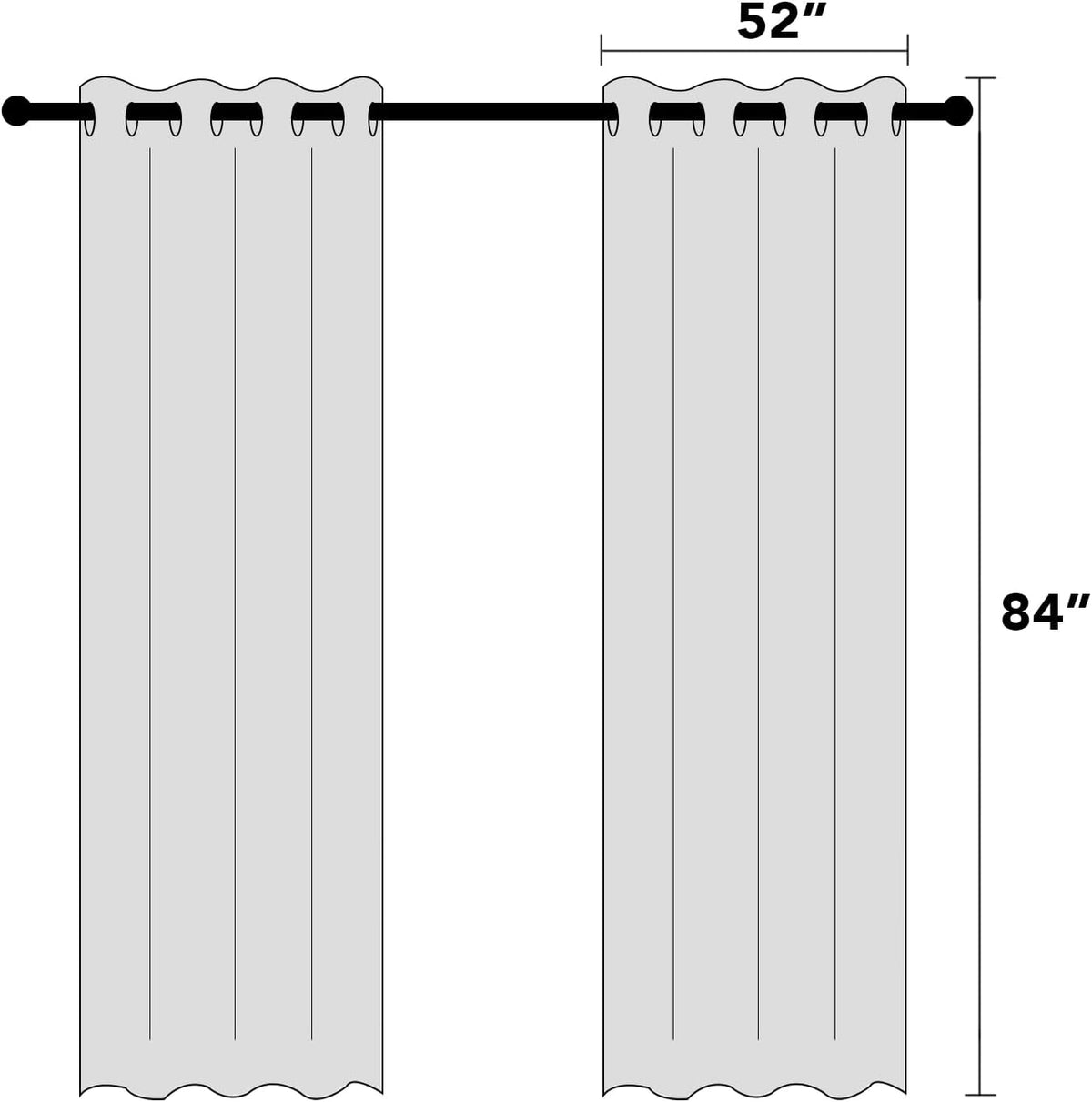 PrinceDeco Natural Linen Curtains 100% Blackout Linen Curtains for Bedroom Full Blackout Curtains 84 Inches Long Living Room Thermal Insulated Light Blocking Curtain Drapes White Backing, 2 Panels
