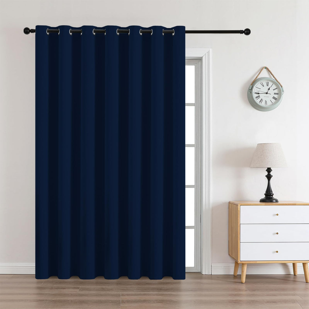 CUCRAF Beige Blackout Curtains 84 inch Length 2 Panels Set, Room Darkening Drapes for Living Room Bedroom, Thermal Insulated Light Blocking Grommet Window Curtain (W52 x L84 Inch)