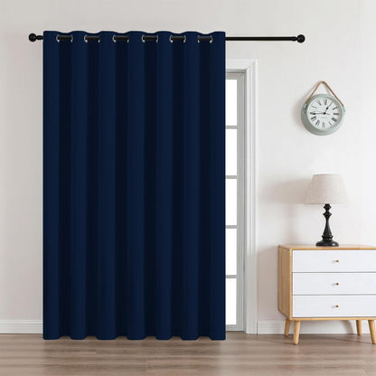 CUCRAF Beige Blackout Curtains 84 inch Length 2 Panels Set, Room Darkening Drapes for Living Room Bedroom, Thermal Insulated Light Blocking Grommet Window Curtain (W52 x L84 Inch)