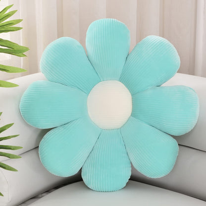 Sioloc Flower Pillow Shaped Throw Pillow Butt Cushion Flower Floor Pillow,Seating Cushion,Cute Room Decor & Plush Pillow for Bedroom Sofa Chair(Green,15.7'')