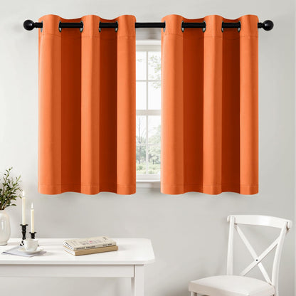 MIULEE Blackout Curtains for Bedroom 2 Panels 40 x 63 Inch Long Navy Blue