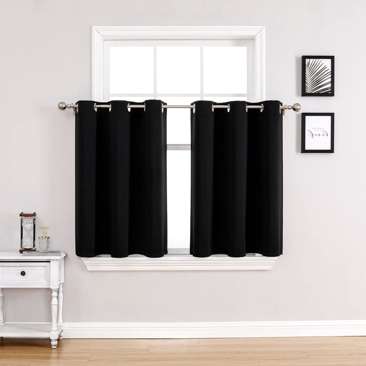 ChrisDowa Blackout Curtains for Bedroom and Living Room 63 Inches Long