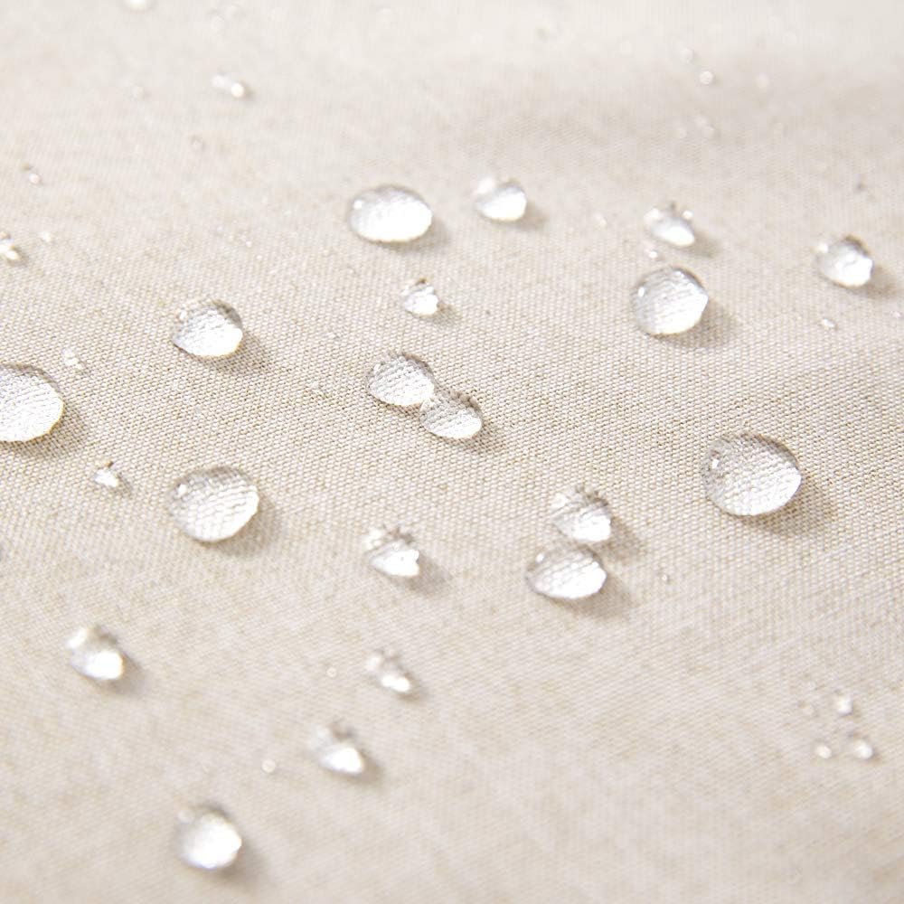 MIULEE Decorative Outdoor Pillow Covers Euro Waterproof 24x24 Beige