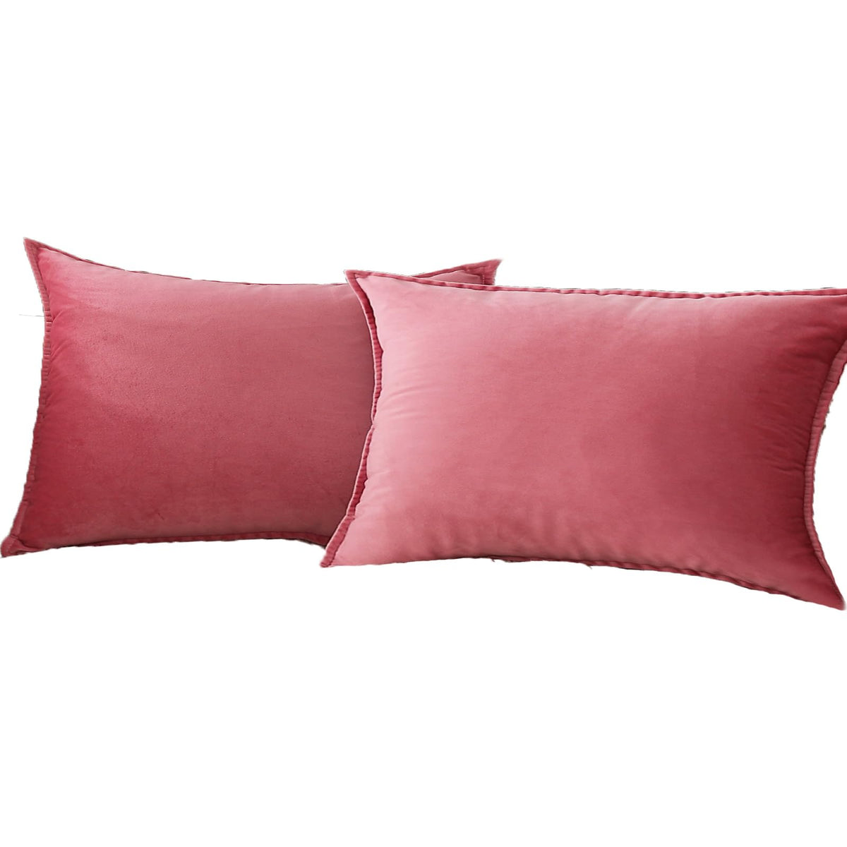 Velvet Navy Blue Throw Pillow Covers 18”x18”Pack of 2 Soft Decorative
