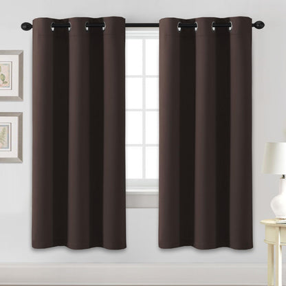 H.VERSAILTEX Blackout Curtains for Bedroom Thermal Insulated Room Darkening Living Room Curtains 63 Inch Long Grommet Privacy Protection Window Curtain Panels/Drapes for Nursery,2 Panels,Ivory/Cream
