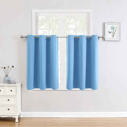 ChrisDowa Blackout Curtains for Bedroom and Living Room 63 Inches Long