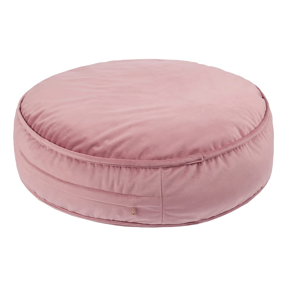 Round Floor Pillow Cover Velvet Throw Seating Pouf Yoga Meditation Cushion Plush Case Reading Room Decor Cover Only (25.6IN, Green)