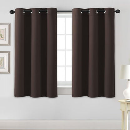 H.VERSAILTEX Blackout Curtains for Bedroom Thermal Insulated Room Darkening Living Room Curtains 63 Inch Long Grommet Privacy Protection Window Curtain Panels/Drapes for Nursery,2 Panels,Ivory/Cream