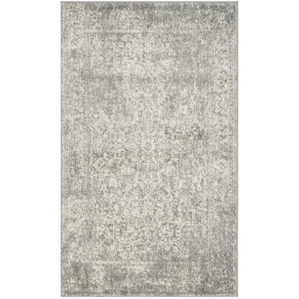 SAFAVIEH Evoke Area Rug 9x12, Large Ivory & Taupe EVK256E