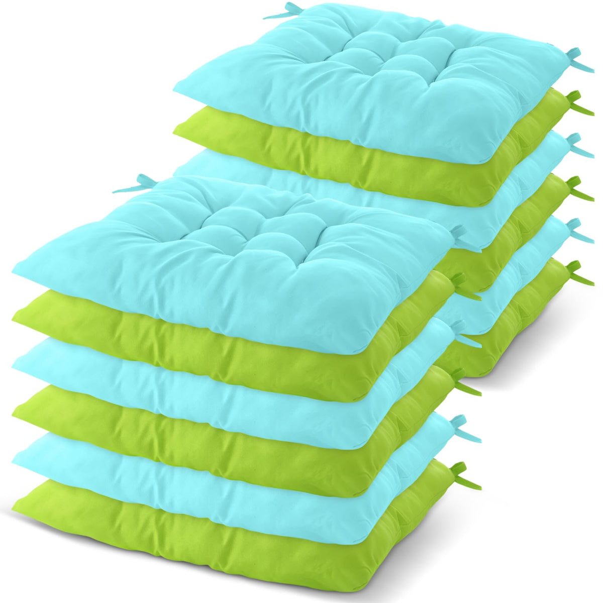 12 Pcs Bulk Floor Pillows Cushion for Kids Classroom,Coffee Color,Square