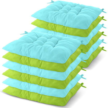 12 Pcs Bulk Floor Pillows Cushion for Kids Classroom,Coffee Color,Square