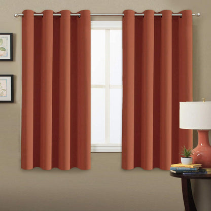 H.VERSAILTEX 100% Blackout Curtains for Bedroom Black Out Curtains 96 inch Thermal Insulated Long Blackout Curtains for Living Room, Energy Saving Curtains for Patio Door Grommet (1 Panel, Jet Black)