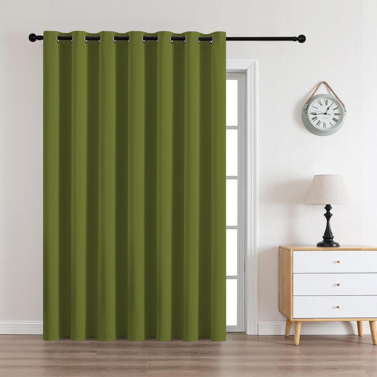 CUCRAF Beige Blackout Curtains 84 inch Length 2 Panels Set, Room Darkening Drapes for Living Room Bedroom, Thermal Insulated Light Blocking Grommet Window Curtain (W52 x L84 Inch)