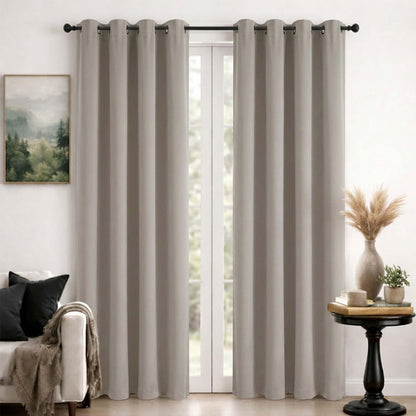 Simplebrand Sage Green Blackout Curtains 84 Inch Length 2 Panels Set for Bedroom/Living Room, Solid Room Darkening Thermal Insulated Grommet Energy Saving Window Treatment Drapes, Each 52" Wide