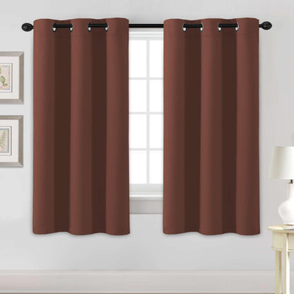 H.VERSAILTEX Blackout Curtains for Bedroom Thermal Insulated Room Darkening Living Room Curtains 63 Inch Long Grommet Privacy Protection Window Curtain Panels/Drapes for Nursery,2 Panels,Ivory/Cream