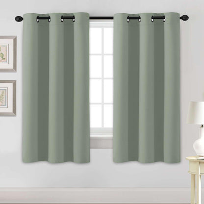 H.VERSAILTEX Blackout Curtains for Bedroom Thermal Insulated Room Darkening Living Room Curtains 63 Inch Long Grommet Privacy Protection Window Curtain Panels/Drapes for Nursery,2 Panels,Ivory/Cream