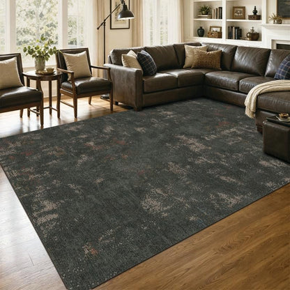 8x10 Rugs for Living Room Washable Green Area Rug Rugs for Bedroom