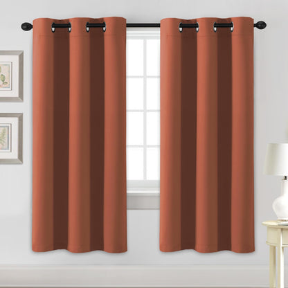 H.VERSAILTEX Blackout Curtains for Bedroom Thermal Insulated Room Darkening Living Room Curtains 63 Inch Long Grommet Privacy Protection Window Curtain Panels/Drapes for Nursery,2 Panels,Ivory/Cream