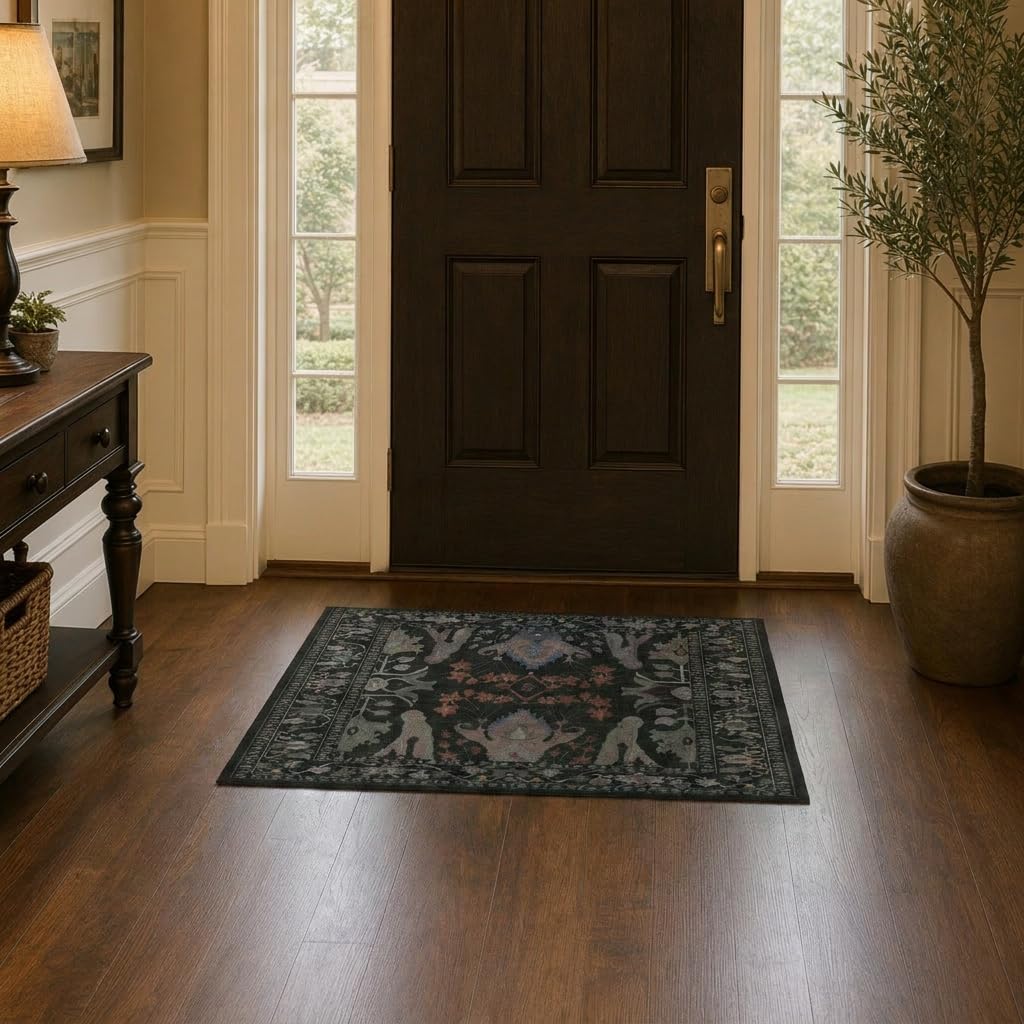 8x10 Rugs for Living Room Washable Green Area Rug Rugs for Bedroom