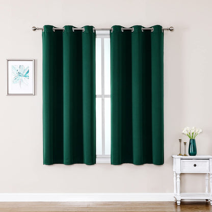 ChrisDowa Blackout Curtains for Bedroom and Living Room 63 Inches Long
