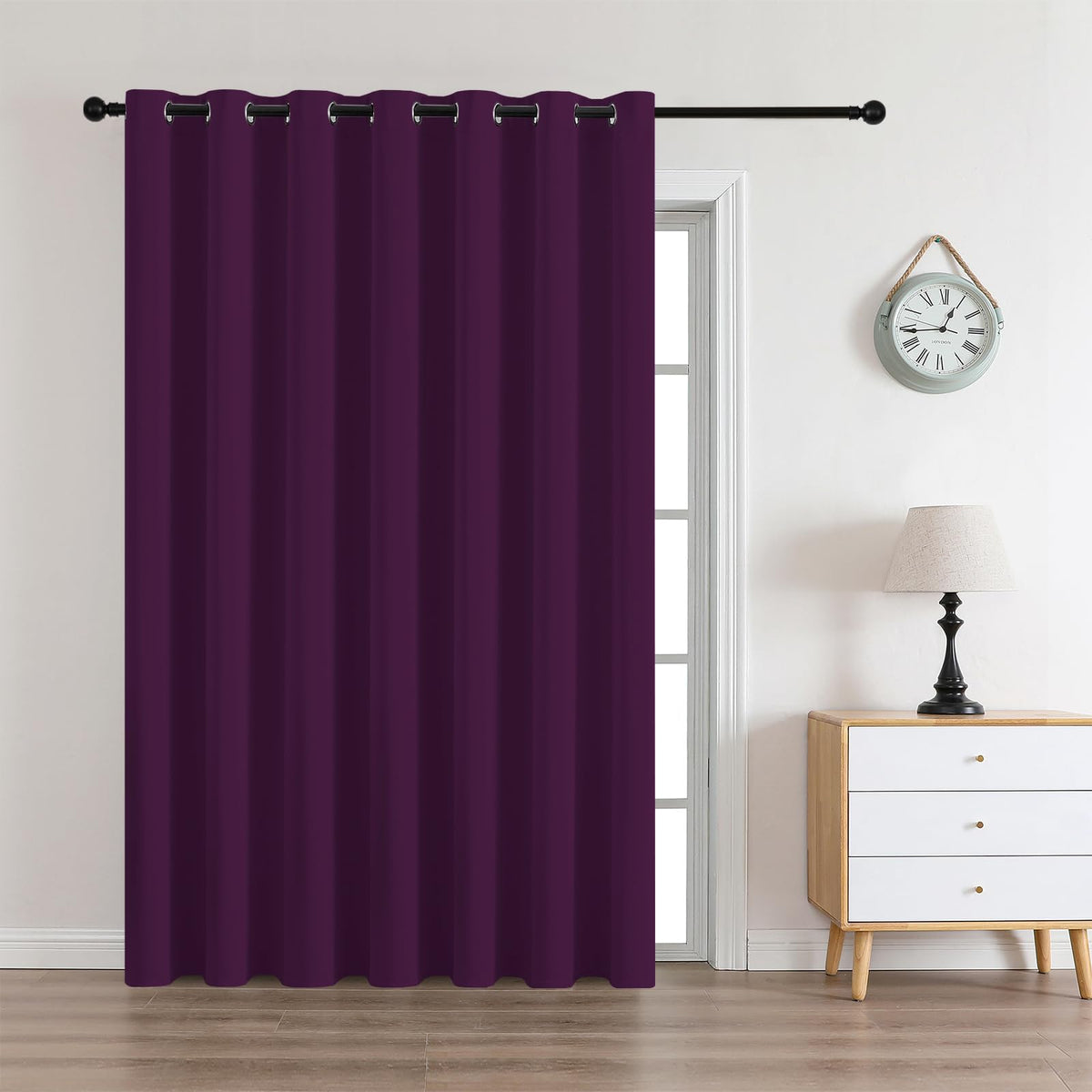 CUCRAF Beige Blackout Curtains 84 inch Length 2 Panels Set, Room Darkening Drapes for Living Room Bedroom, Thermal Insulated Light Blocking Grommet Window Curtain (W52 x L84 Inch)