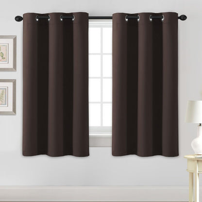 H.VERSAILTEX Blackout Curtains for Bedroom Thermal Insulated Room Darkening Living Room Curtains 63 Inch Long Grommet Privacy Protection Window Curtain Panels/Drapes for Nursery,2 Panels,Ivory/Cream