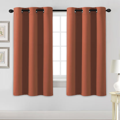 H.VERSAILTEX Blackout Curtains for Bedroom Thermal Insulated Room Darkening Living Room Curtains 63 Inch Long Grommet Privacy Protection Window Curtain Panels/Drapes for Nursery,2 Panels,Ivory/Cream