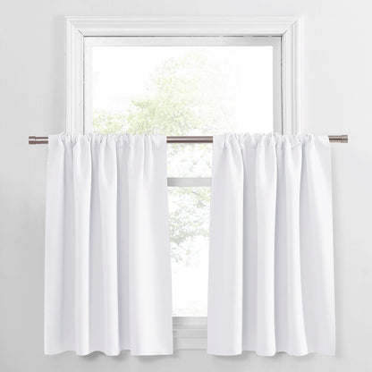 PONY DANCE Black Out Curtains 72 inch Long, Black, 2 Panels