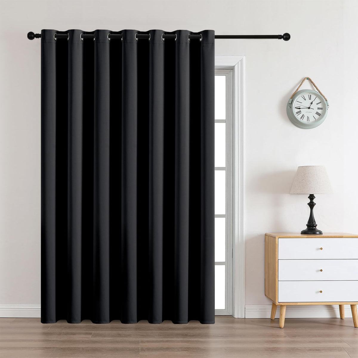 CUCRAF Beige Blackout Curtains 84 inch Length 2 Panels Set, Room Darkening Drapes for Living Room Bedroom, Thermal Insulated Light Blocking Grommet Window Curtain (W52 x L84 Inch)