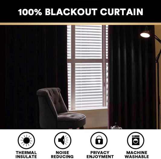 PrinceDeco Natural Linen Curtains 100% Blackout Linen Curtains for Bedroom Full Blackout Curtains 84 Inches Long Living Room Thermal Insulated Light Blocking Curtain Drapes White Backing, 2 Panels