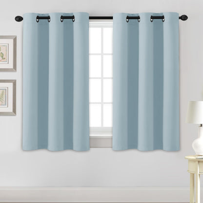 H.VERSAILTEX Blackout Curtains for Bedroom Thermal Insulated Room Darkening Living Room Curtains 63 Inch Long Grommet Privacy Protection Window Curtain Panels/Drapes for Nursery,2 Panels,Ivory/Cream