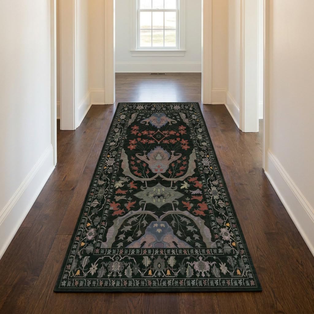 8x10 Rugs for Living Room Washable Green Area Rug Rugs for Bedroom