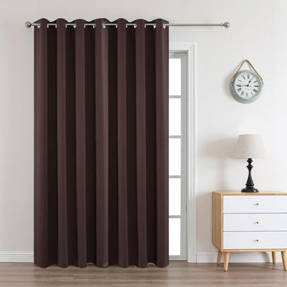 Joydeco Blackout Curtains for Bedroom 84 Inch - Black Out Curtains with Grommets Thermal Insulated Room Darkening Light Blocking, Noise Reducing & Wrinkle-Free Drapes for Living Room Windows, 2 Panels