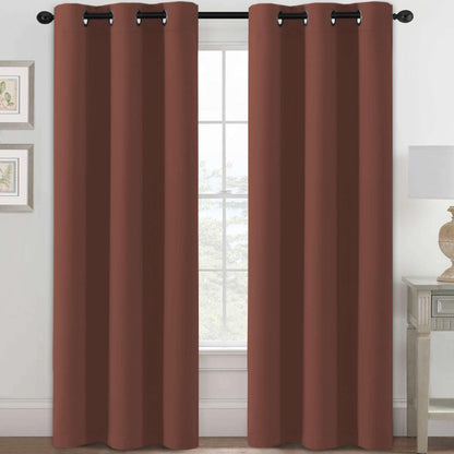 H.VERSAILTEX Blackout Curtains for Bedroom Thermal Insulated Room Darkening Living Room Curtains 63 Inch Long Grommet Privacy Protection Window Curtain Panels/Drapes for Nursery,2 Panels,Ivory/Cream